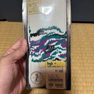 1992 Nike Challenge Court socks (teal/purple)  Japan version!!